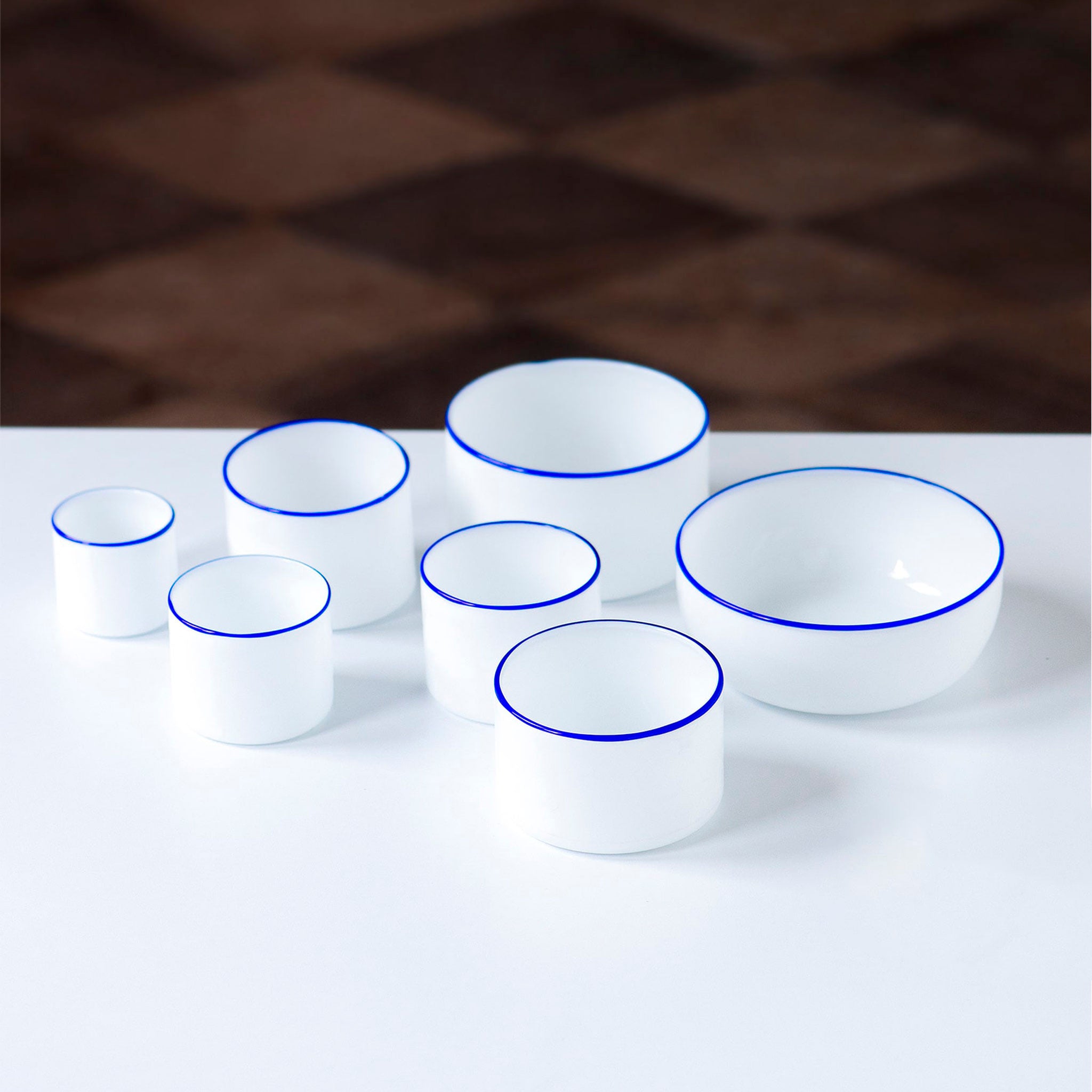 YALI LATTIMO A BORDO CUPS BLUE 