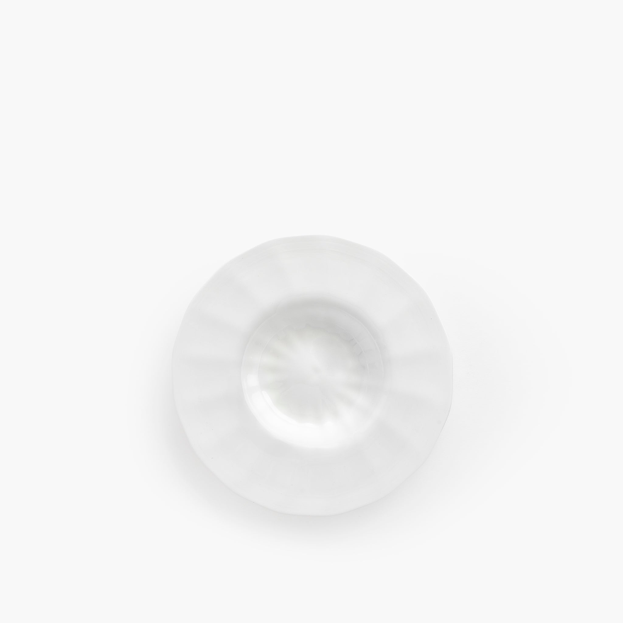 YALI LATTIMO FLUTED PLATE WHITE