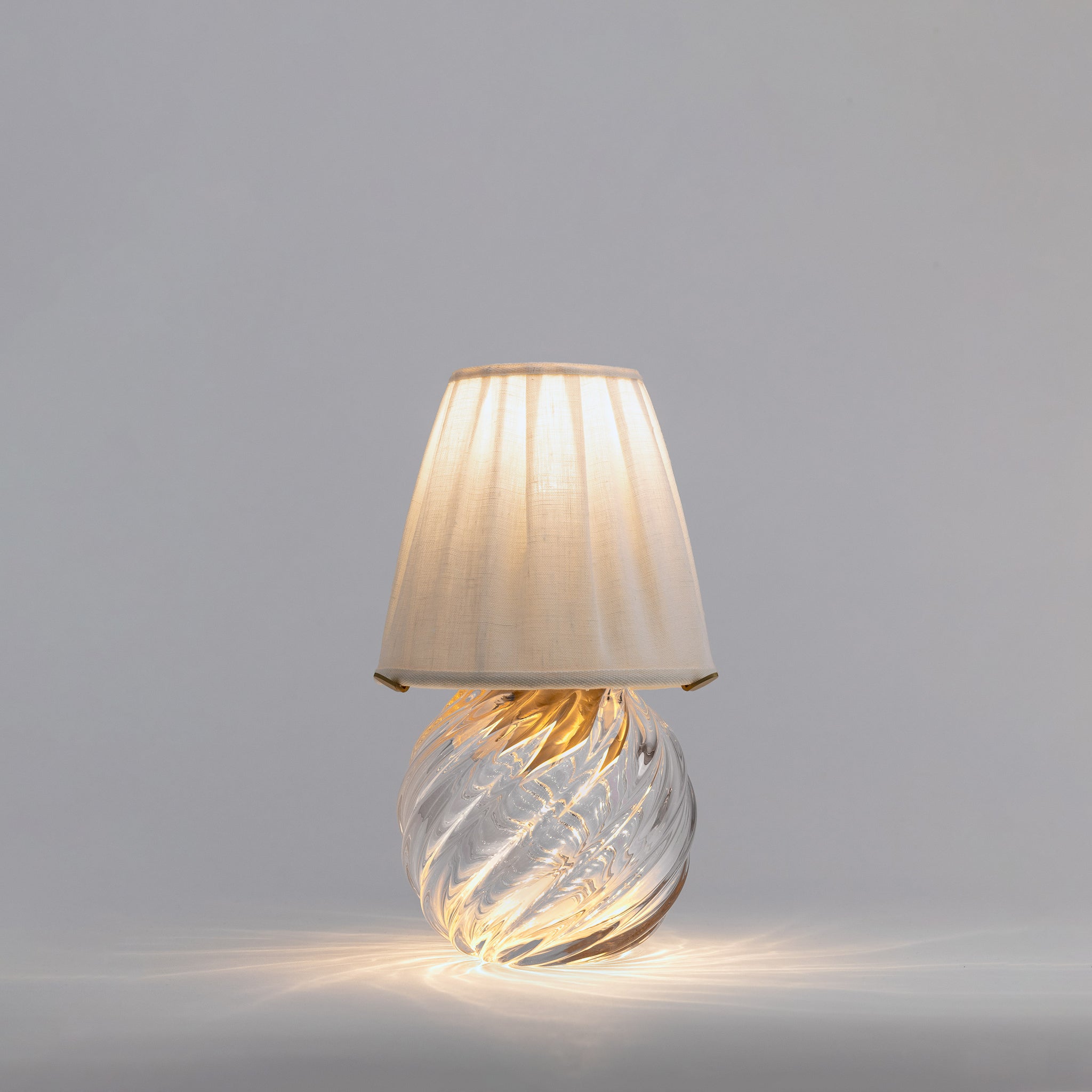 YALI LUCE TWIST LAMP CLEAR