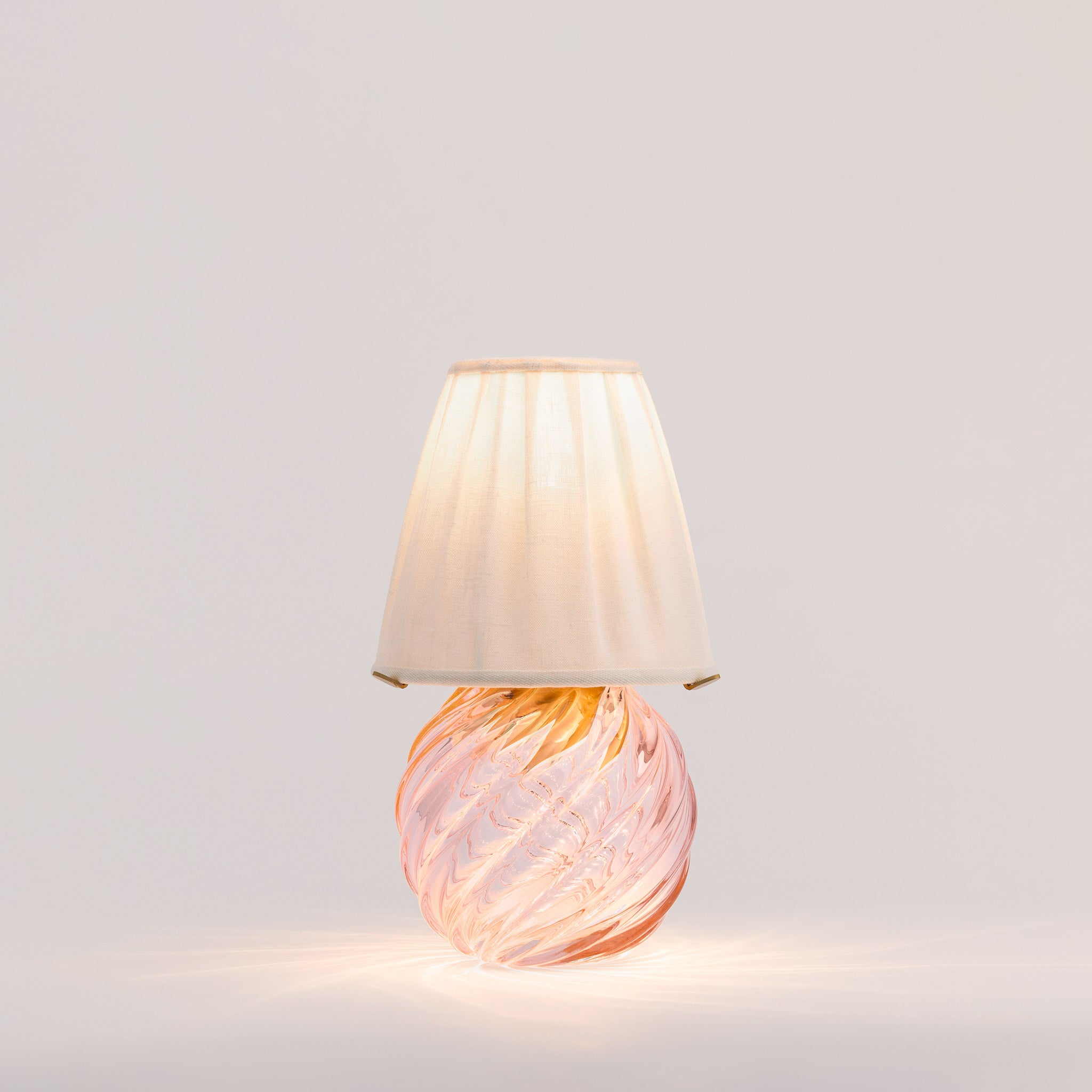 YALI LUCE TWIST LAMP ROSE PINK
