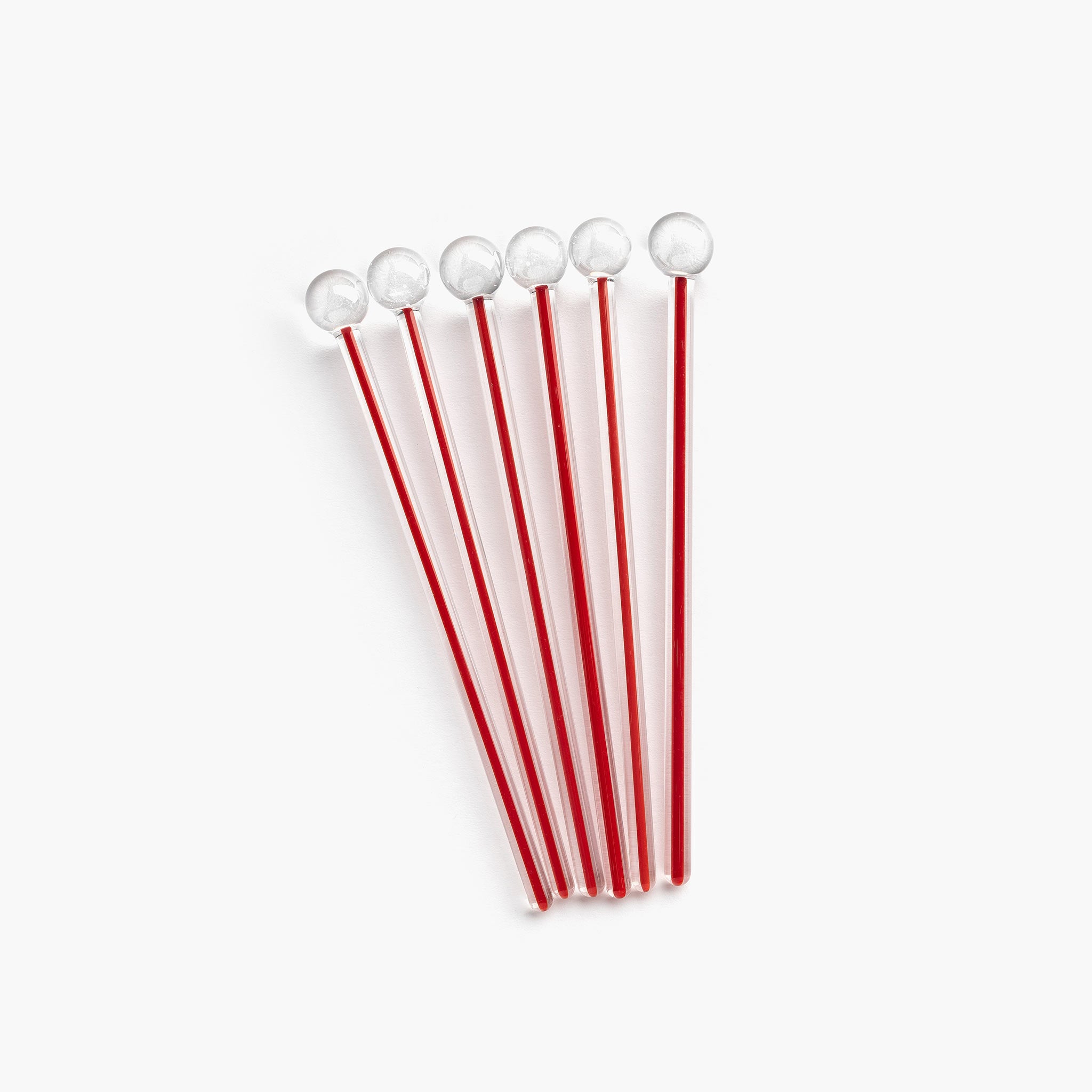 YALI MANHATTAN COCKTAIL STIRRERS RED