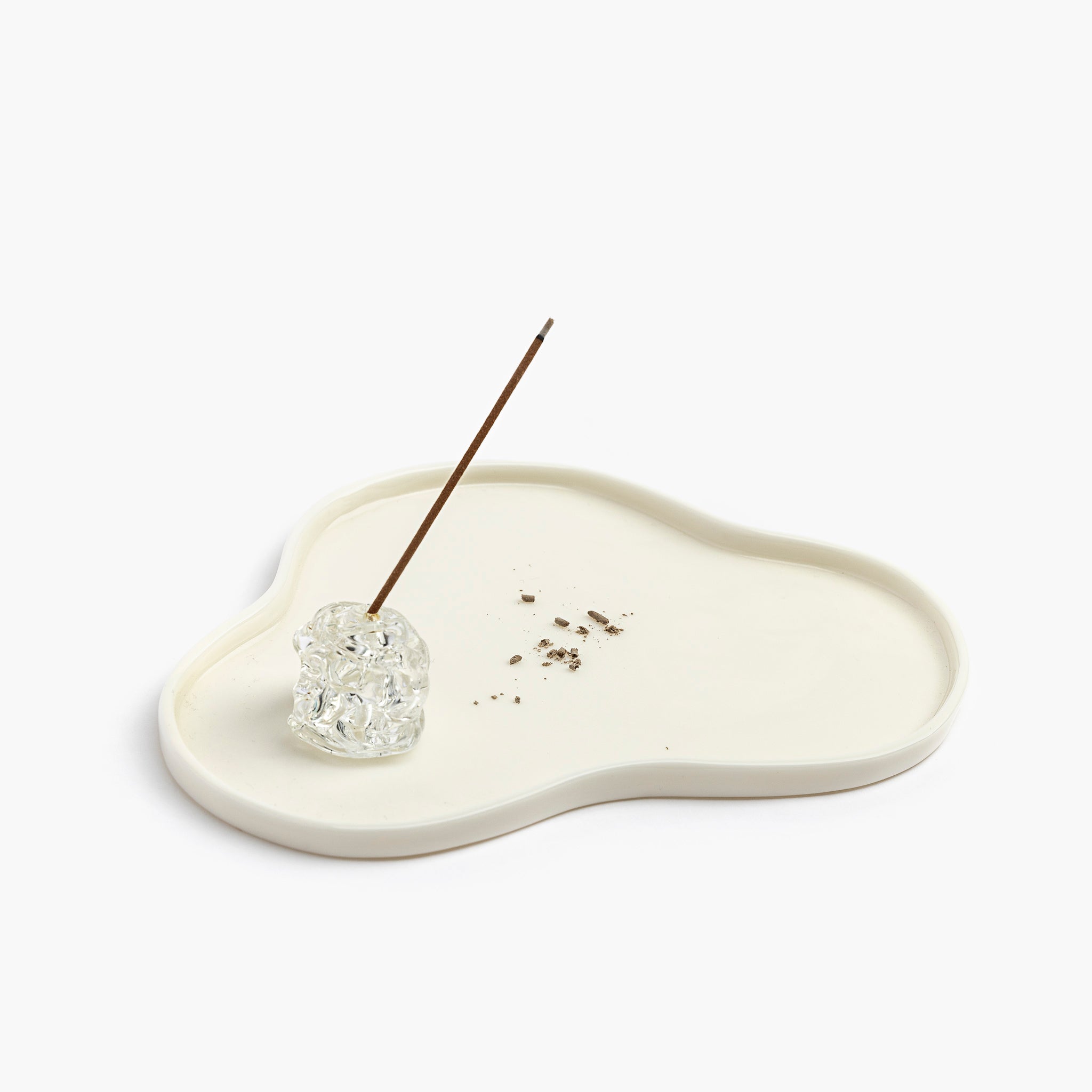 YALI NIDO INCENSE HOLDER CLEAR