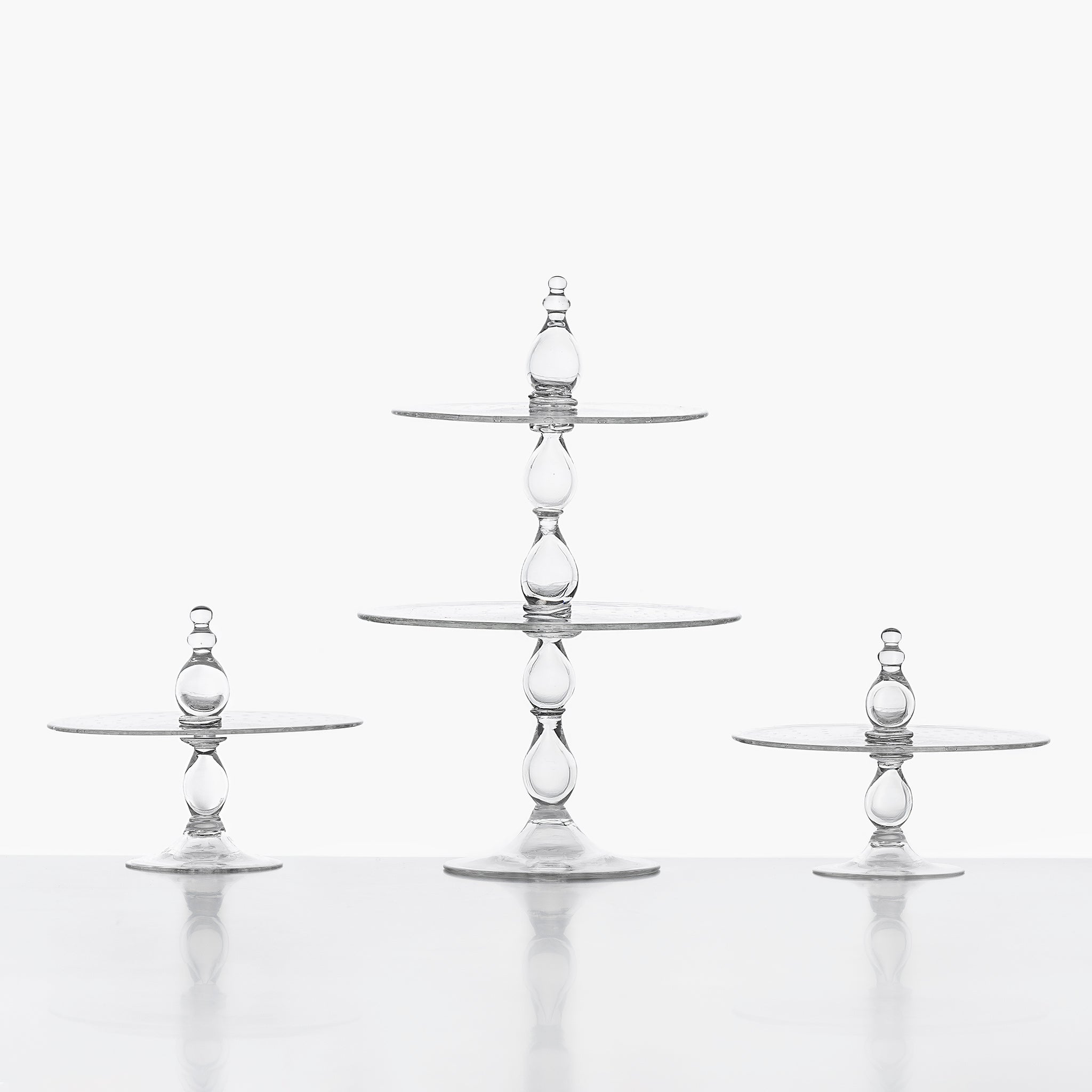 YALI RAIN CAKE STAND #1 CLEAR