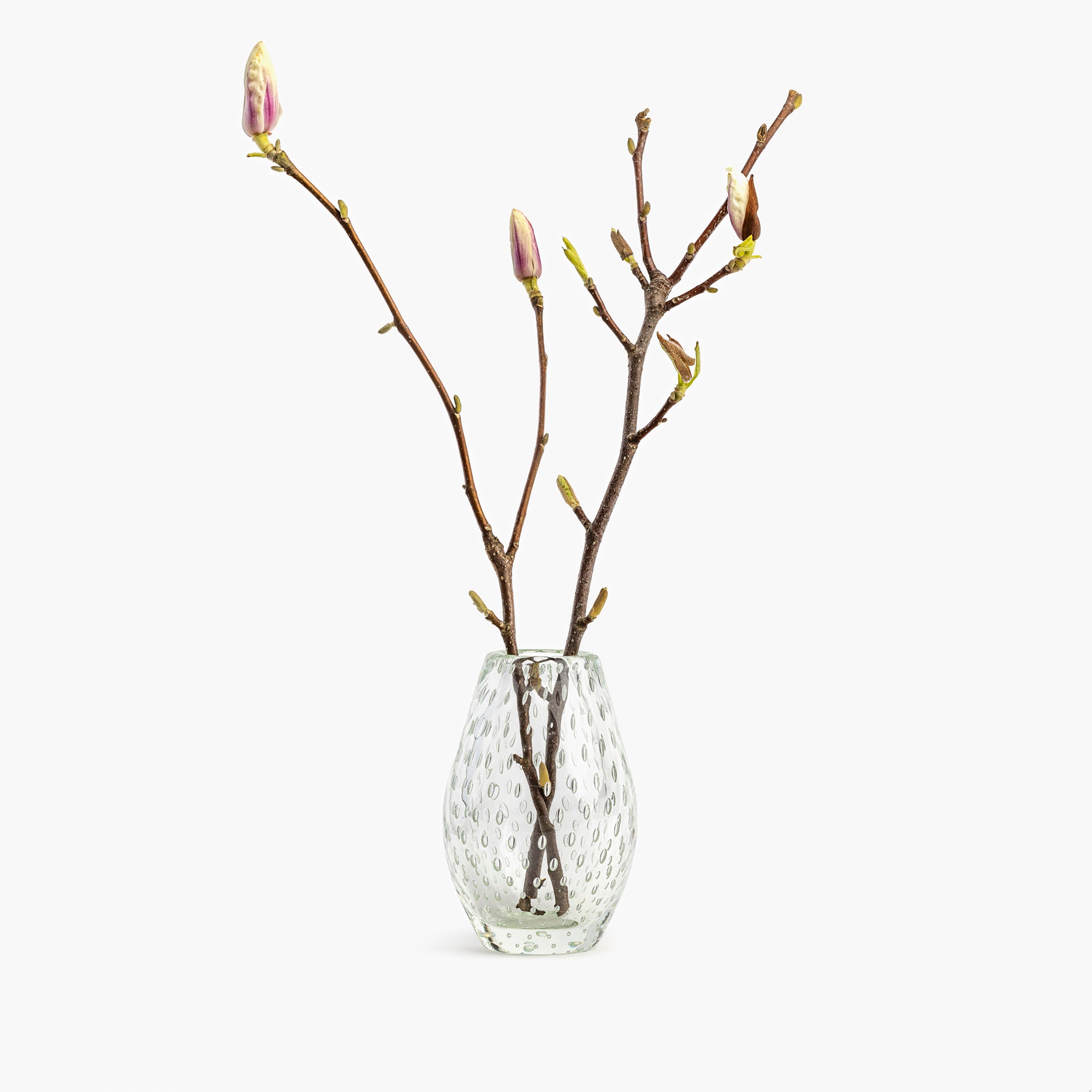 YALI RAINDROP VASE #2 CLEAR MEDIUM
