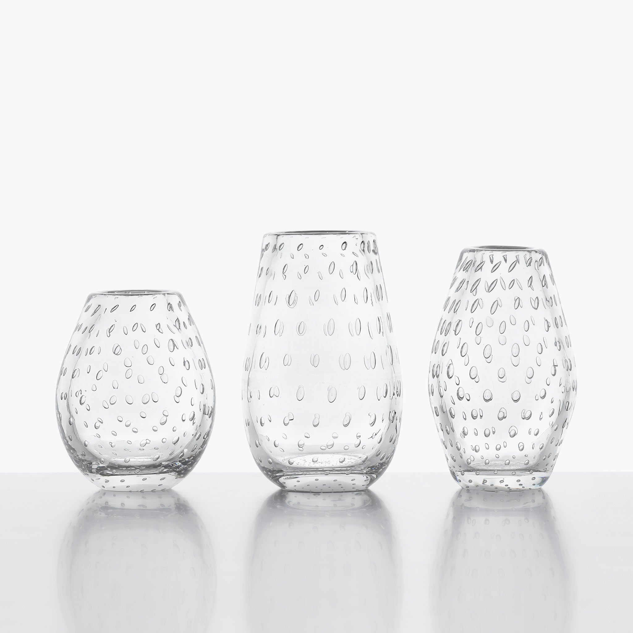 YALI RAINDROP VASE CLEAR SMALL