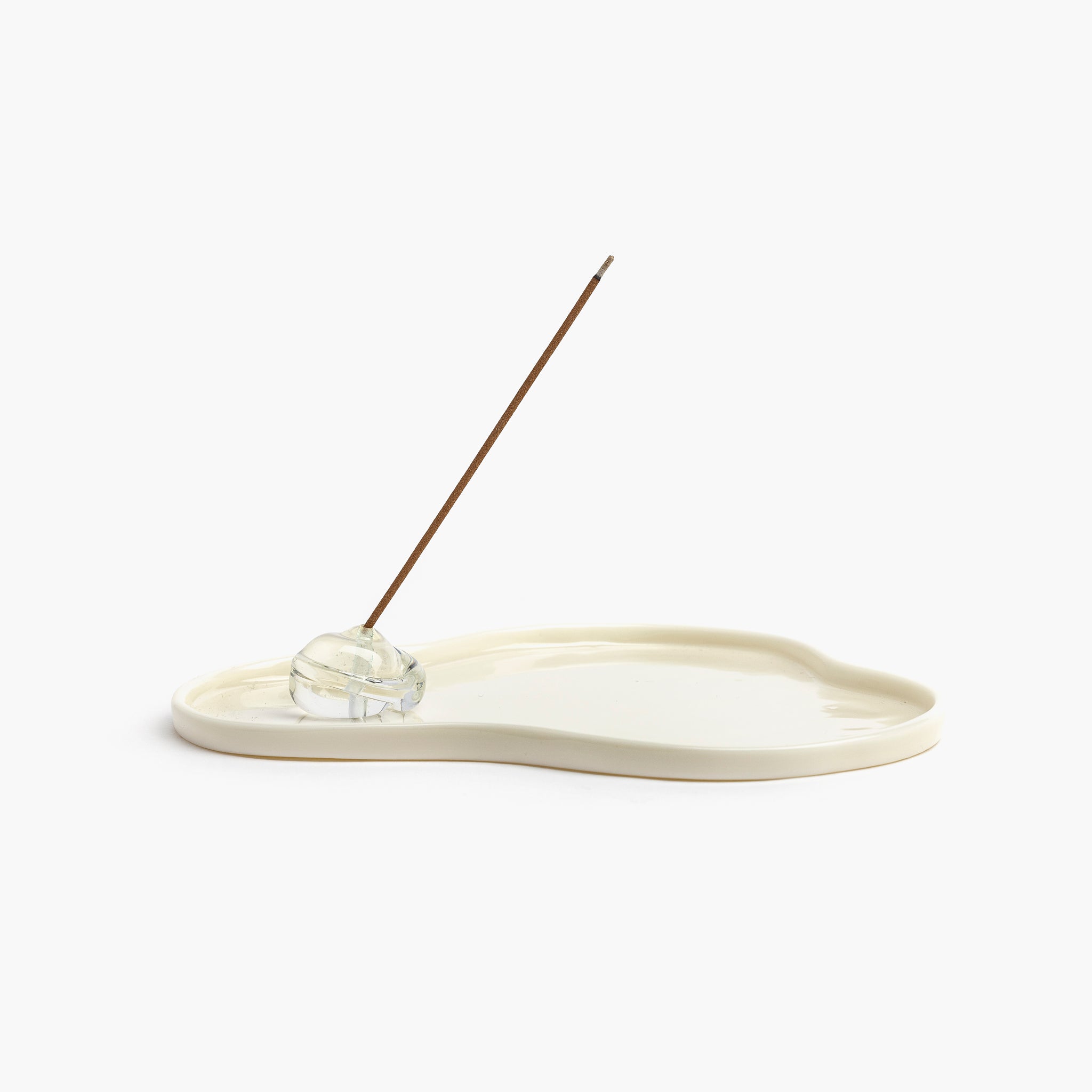 YALI SASSO INCENSE HOLDER CLEAR