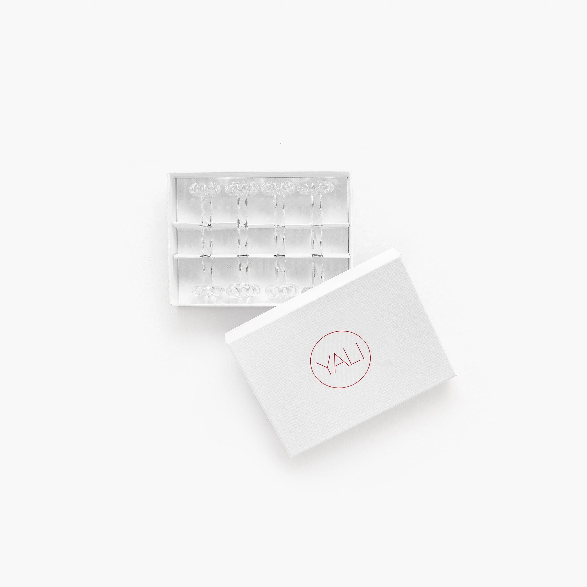 YALI VICTORIA CUTLERY REST CLEAR SET OF FOUR
