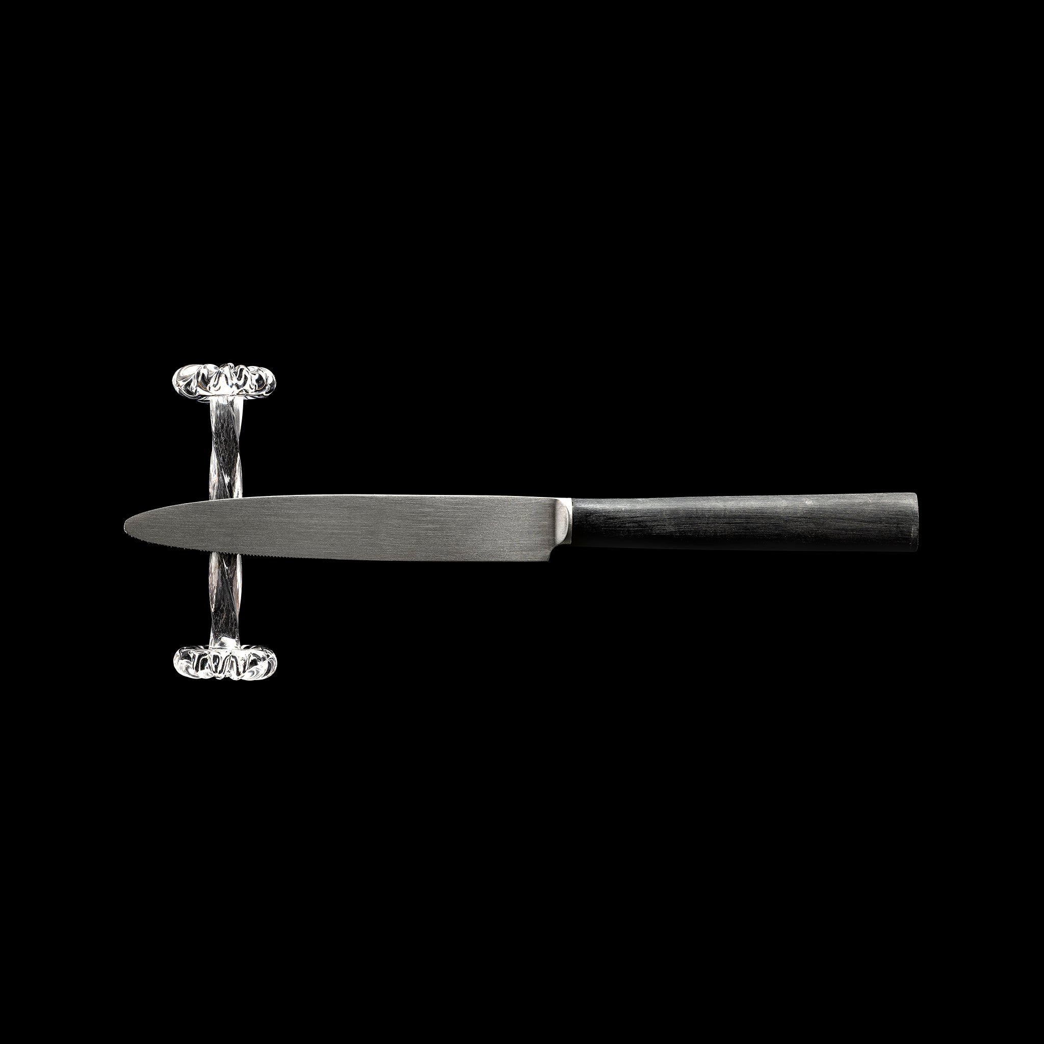 YALI VICTORIA CUTLERY REST CLEAR SET OF FOUR