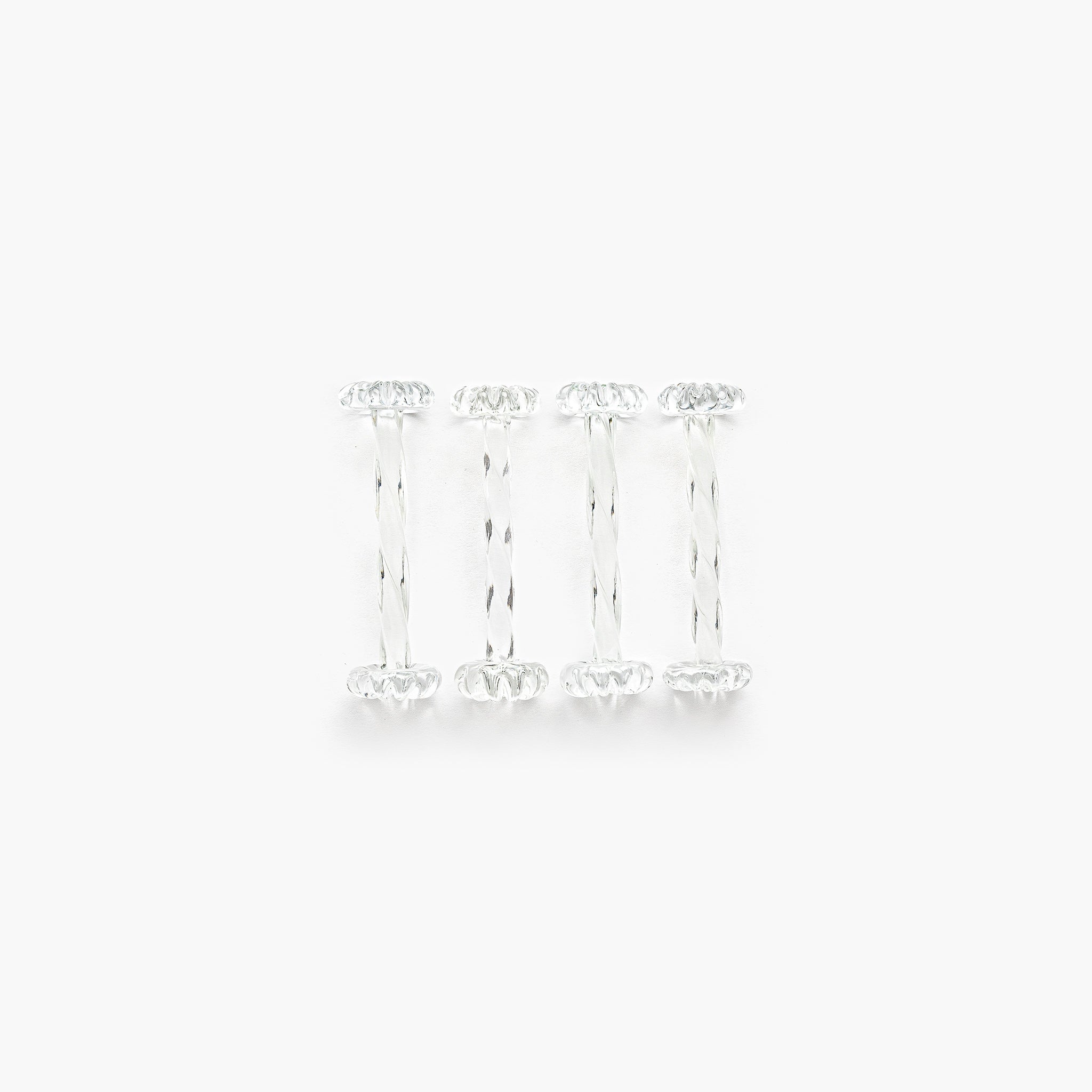YALI VICTORIA CUTLERY REST CLEAR SET OF FOUR