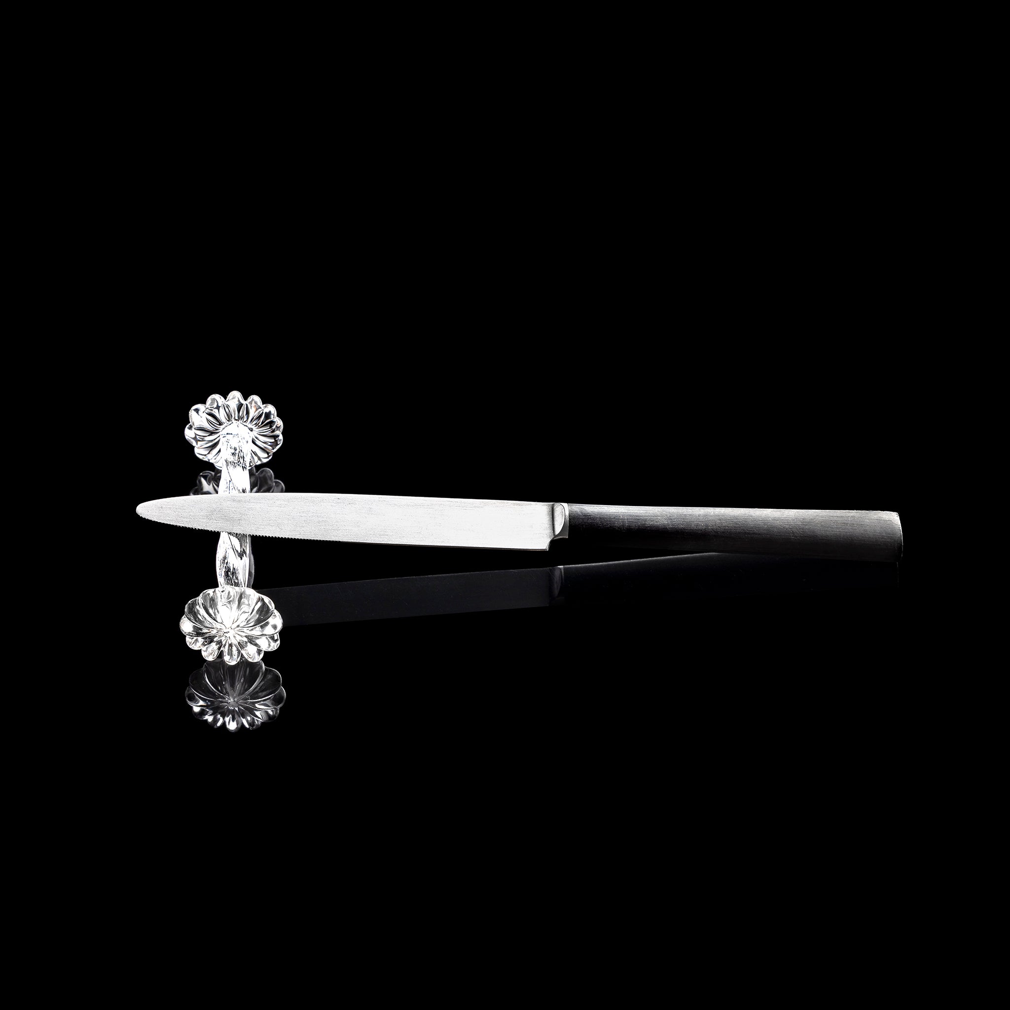 YALI VICTORIA CUTLERY REST CLEAR SET OF FOUR