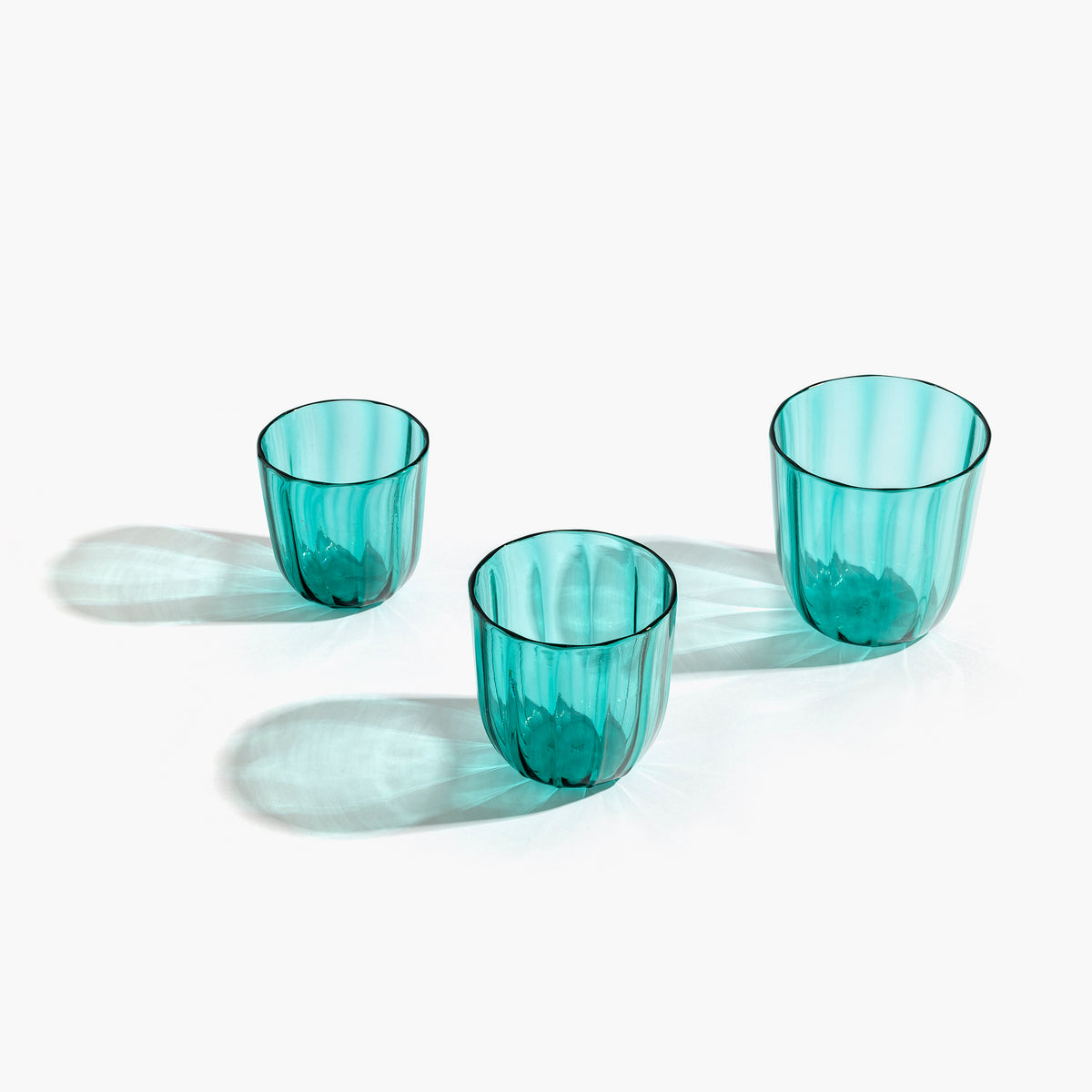 YALI WAVE GLASS ADRIATIC GREEN 