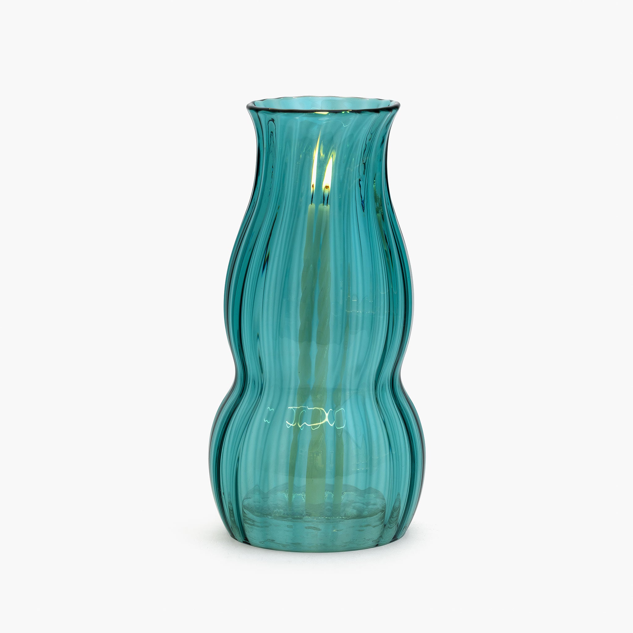 YALI WAVE LANTERN ADRIATIC GREEN