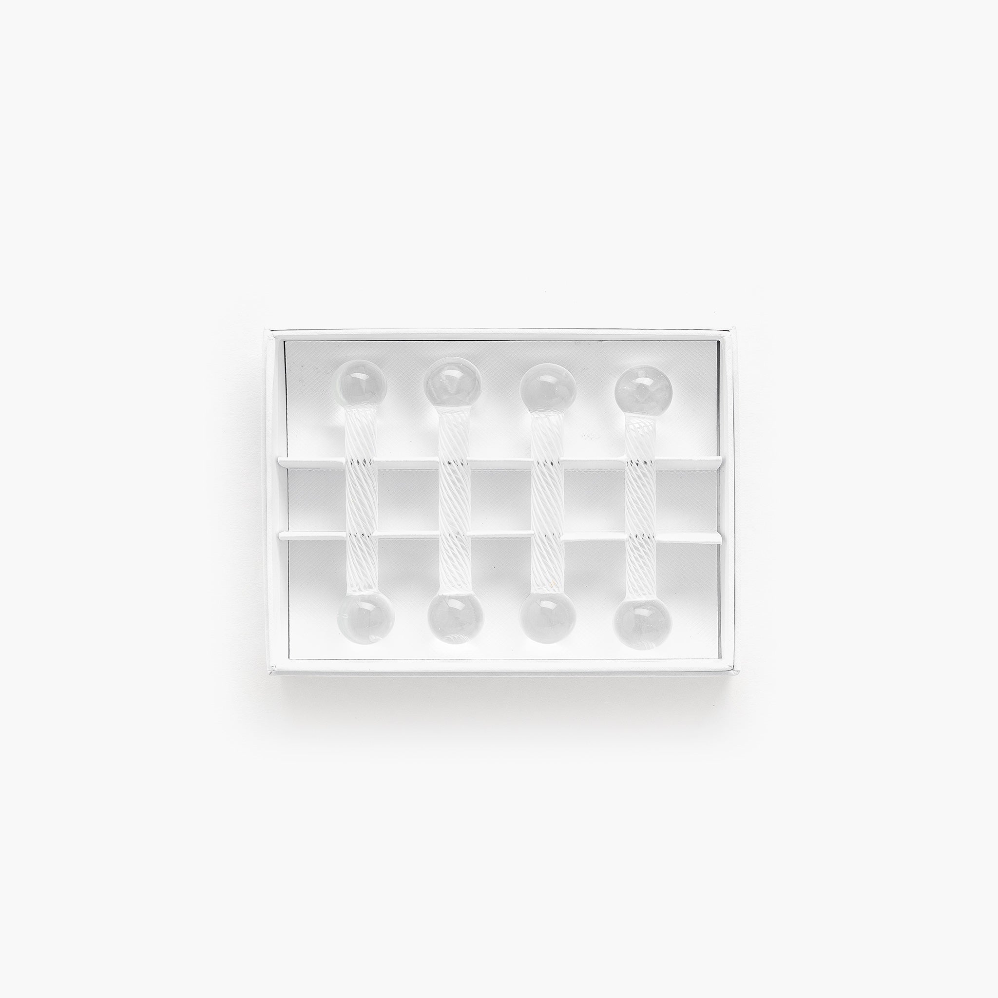 YALI ZANFIRICO CUTLERY REST CLEAR SET OF FOUR
