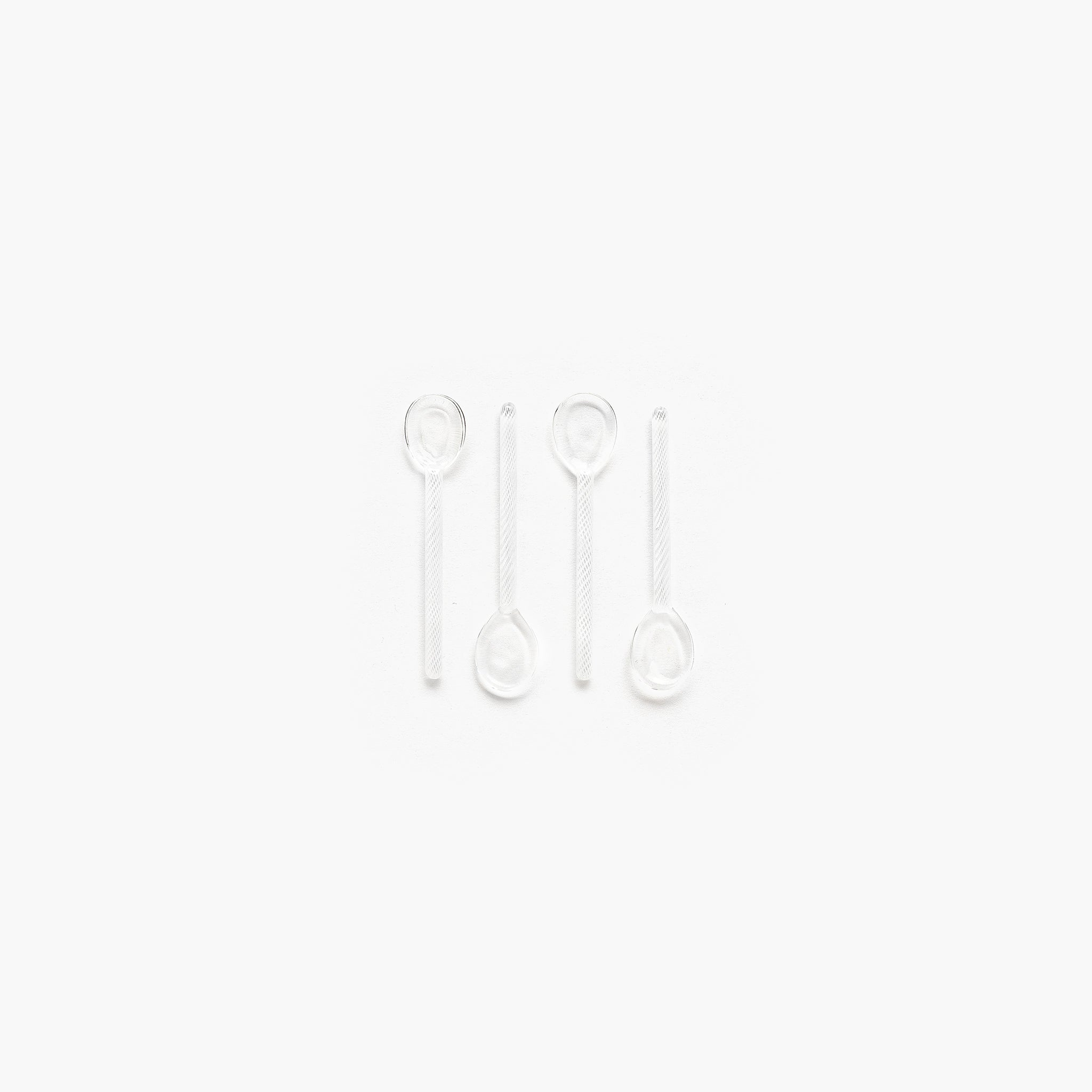 ZANFIRICO ESPRESSO SPOONS WHITE SET OF FOUR 