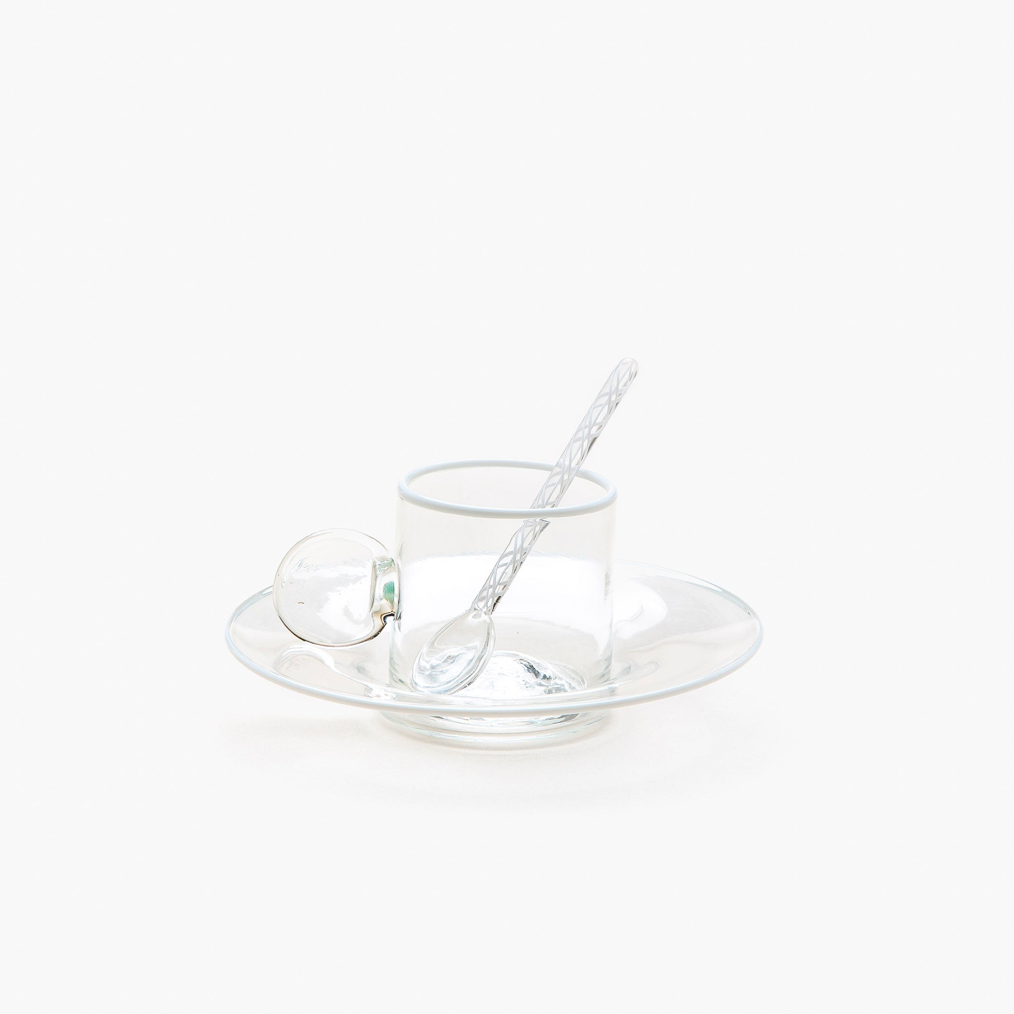 ZANFIRICO ESPRESSO SPOONS WHITE SET OF FOUR 